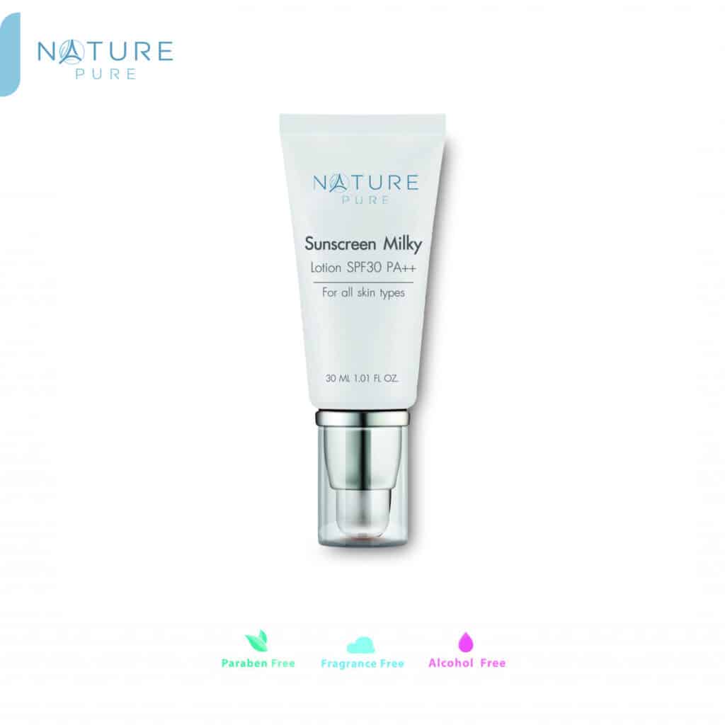 Sunscreen Lotion SPF28 (*รอจดแจ้งใหม่เป็น Sunscreen Milky Lotion SPF30PA++) (สำหรับทุกสภาพผิว)