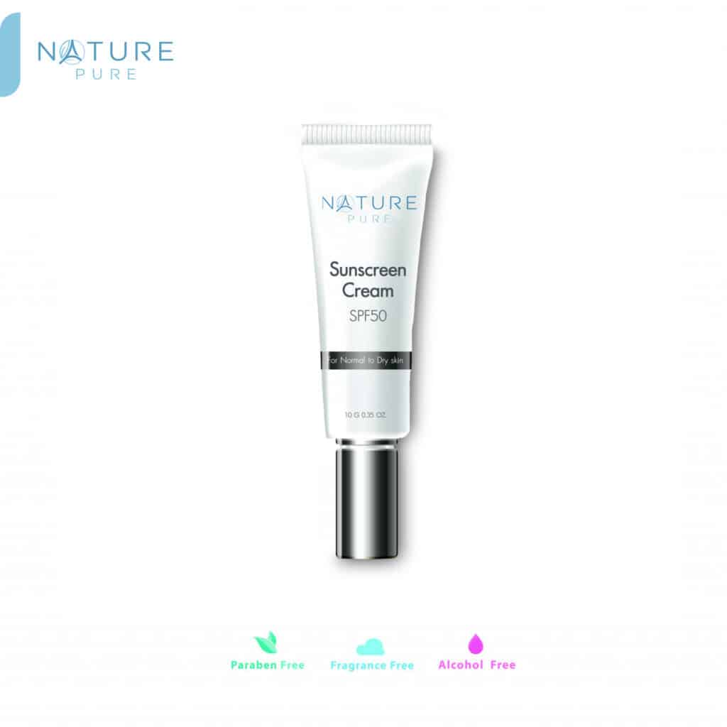 Sunscreen Cream SPF50 (สำหรับผิวธรรมดาถึงผิวแห้ง)